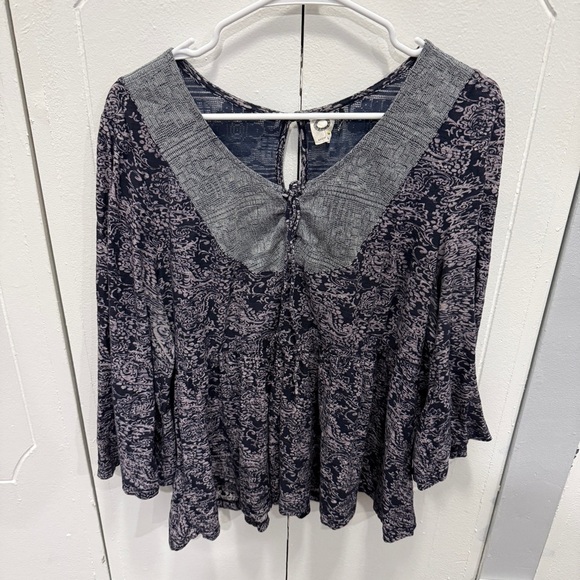 Anthropologie Tops - Akemi + Kin by Anthropologie Purple Macello Boho Peasant